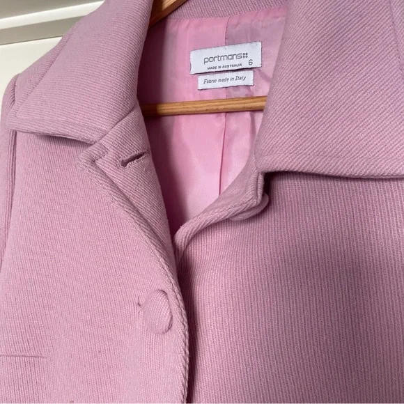 ❌SOLD❌Vintage y2k Portmans💖Australian made Italian Fabric Coat💖Pristine💖 - Picture 3 of 16